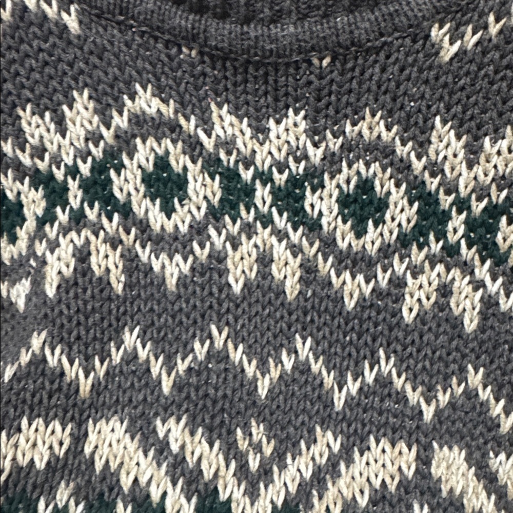 Y2K Abercrombie & Fitch vintage “the big sweater”Crewneck Sweater L / Hong Kong - Picture 9 of 10
